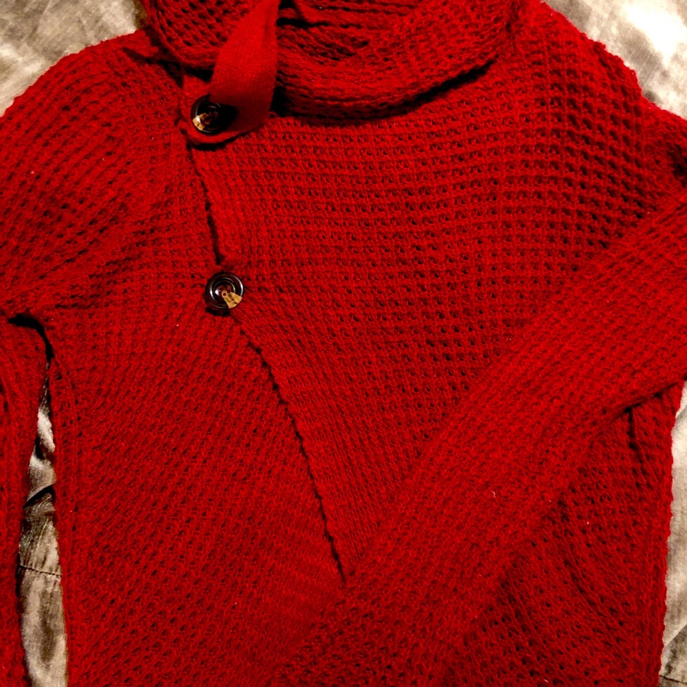 Red sweater